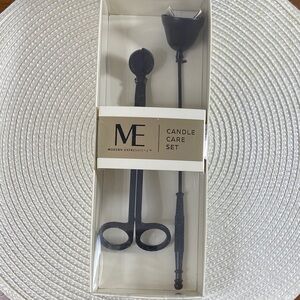 Modern Expressions Black Candle Care Set